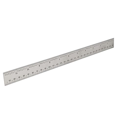 Machinist Ruler 12in Metric and SAE Stainless Steel Engineering Ruler – DeadwoodCraftedTools