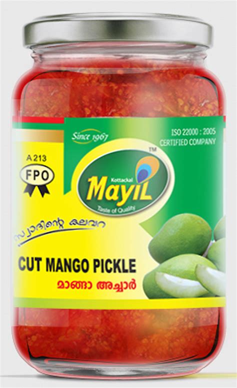 Traditional cut mango pickle of Kerala | Mayil cut mango pickles