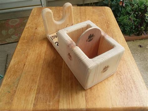 G2 Single Pine Wood Glue Gun Holder Tool Organizer Stand.. Additional Items in Pictures Are for ...