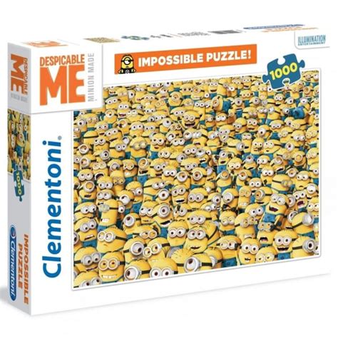 Clementoni Impossible Minion 1000 Piece Puzzle - Jigsaw Puzzles from ...