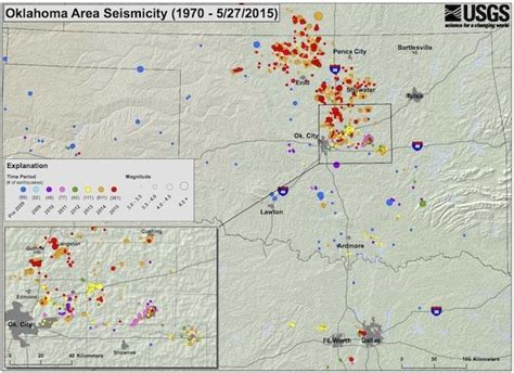 Fracking Earthquakes Map