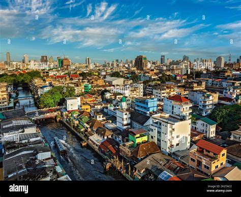 Bangkok aerial view Stock Photo - Alamy