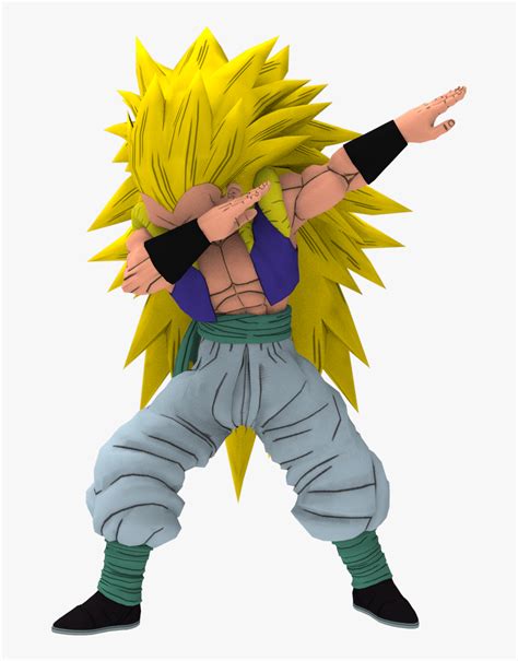 Anime,cartoon,dragon Ball,artwork - Gotenks Dab, HD Png Download - kindpng