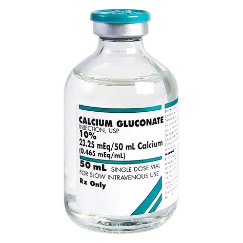 Calcium Gluconate, 25x50ml Pack | Med-Vet International