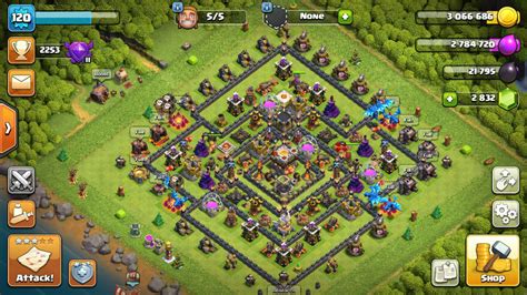 Clash of Clans account Town Hall 11 level 120 - With 2845 Gems