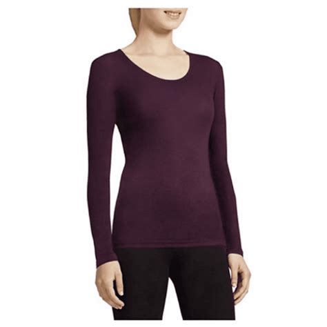 32 Degrees - Weatherproof 32 Degree HEAT - Women's Base Layer Long Sleeve Shirt (Heather ...