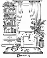 38 Bookshelf Coloring Pages – The Color Cove sketch template