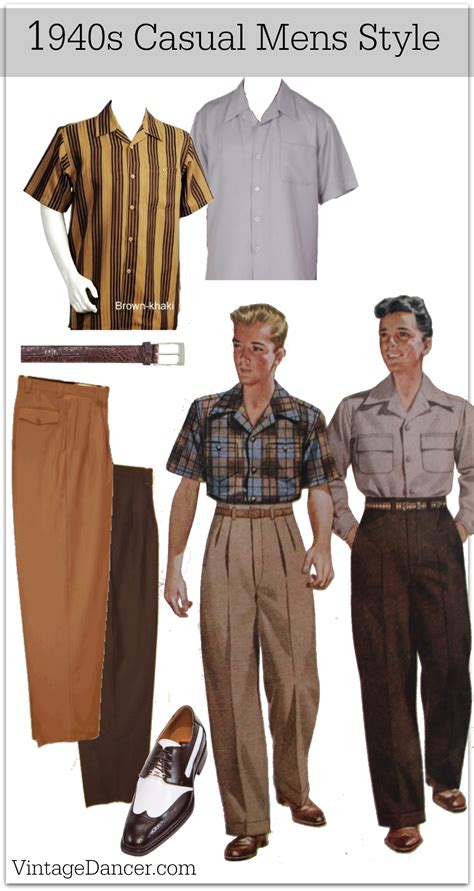 1940s Men's Outfit & Costume Ideas