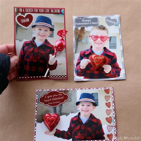 Personalized Photo Valentine Cards by Simplynotable.com | Valentines ...