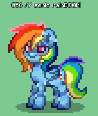 made rainbow dash!! : r/PonyTown