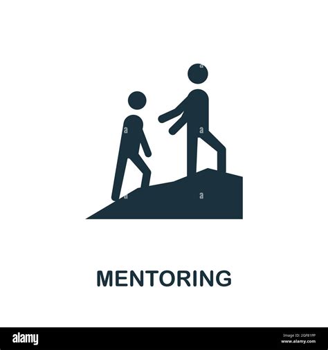 Mentoring flat icon. Colored sign from leadership collection. Creative ...