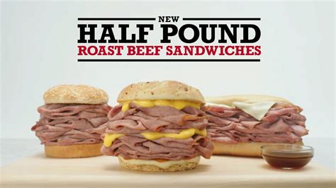 Arbys Half Pound Beef N Cheddar Sandwich No Bun - Beef Poster