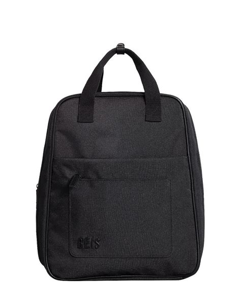 BEIS The Expandable Backpack in Black | Lyst