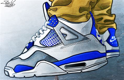 Air Jordan IV Art | Jordan shoes retro, Air jordans, Air jordans retro