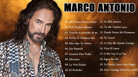 MARCO ANTONIO SOLÍS 20 GRANDES EXITOS ENGANCHADOS - YouTube