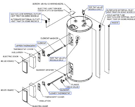 Rheem Electric Water Heater Wiring Diagram