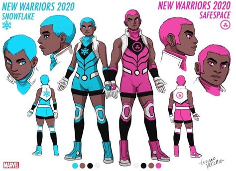 Marvel's New Warriors 2020 Lineup Includes New Characters "Snowflake" & "Safespace"