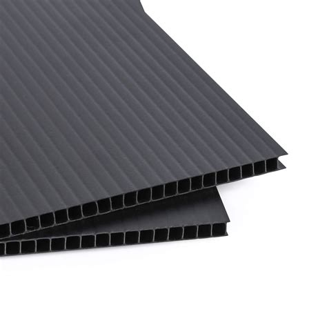 Buy Corrugated Plastic Sheet for Indoor and Outdoor Use - 3/16 Inch Thick Board, 24x36 Inches ...