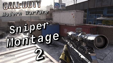 Call of Duty Modern Warfare Sniper Montage 2 - YouTube