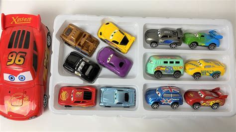 Disney Pixaar Cars Lightning Mcqueen Robot Toys & other Cars Character Unboxing - YouTube