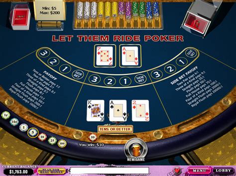 Let It Ride Online Casino Game Rules, Optimal Strategy, Guide and Tips