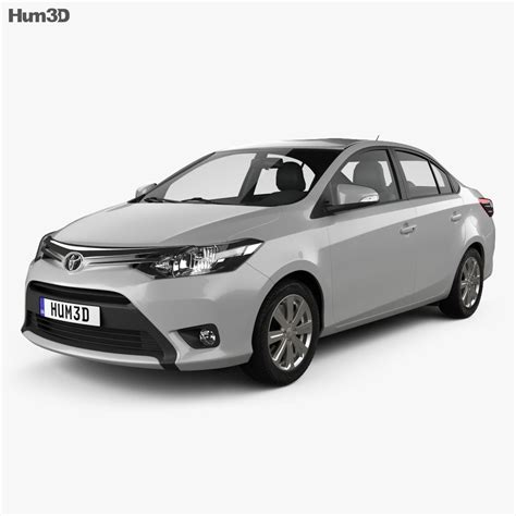 Toyota Yaris sedan 2017 3D model - Vehicles on Hum3D