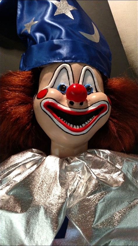 Clown doll prop replica from Poltergeist movie. | Movie props, Scary dolls, Doll props