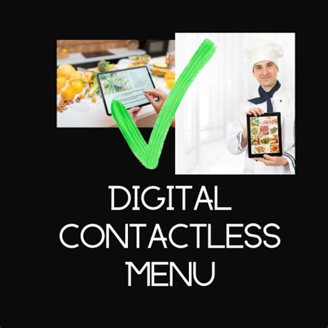 Contactless Digital Menu - SMART Business Resources Shop