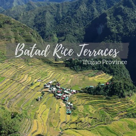 Journey to Batad Rice Terraces, a UNESCO World Heritage Site in Banaue | Rice terraces, World ...