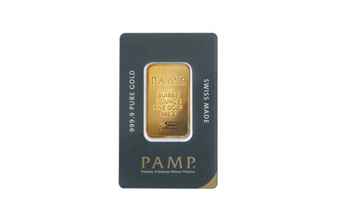 1 oz Gold Bar - Pamp Suisse - The Coin Hunter