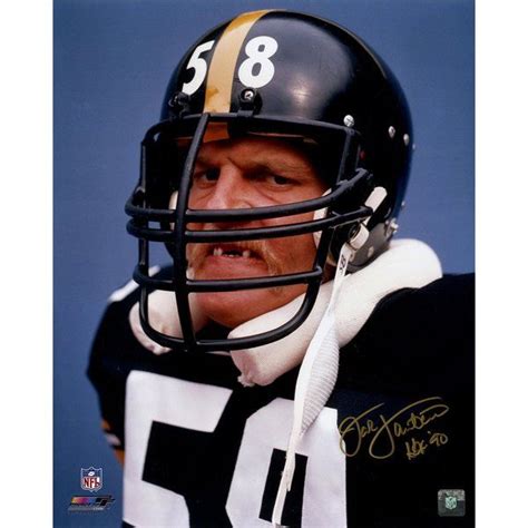 Jack Lambert Pittsburgh Steelers 'Teeth' 16x20 Photo w/ ""HOF 90"" Insc ...