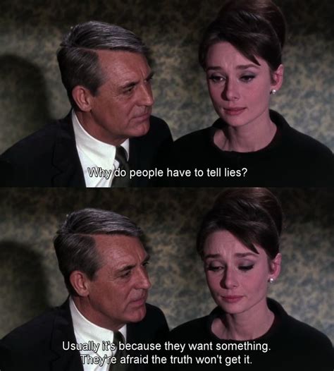 Audrey Hepburn and Cary Grant in Charade 1963 | Classic movie quotes, Movie quotes, Audrey ...