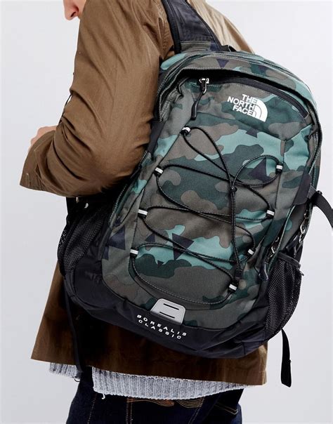 The North Face Canvas Borealis Backpack In Camo in Green for Men - Lyst