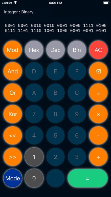 Geek's hexadecimal calculator by Tai Yamaguchi