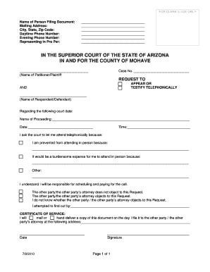 Blank Court Motion Forms Mesa Municiple Court - Fill and Sign Printable ...