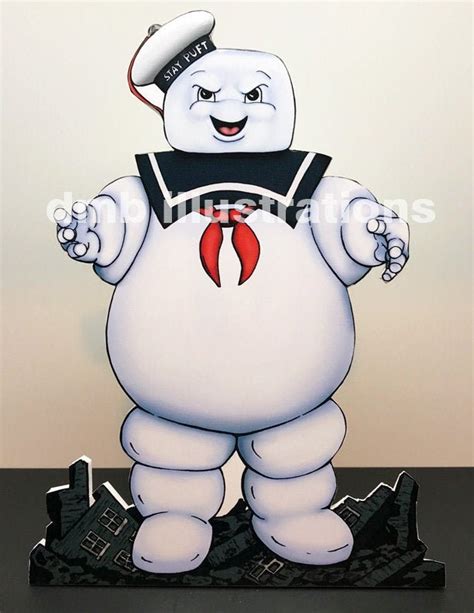 Ghostbusters Stay Puft Marshmallow Man Stand-up or Print - Etsy