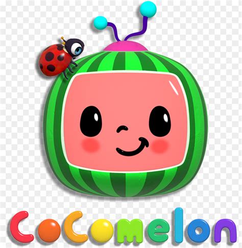 Cocomelon Logo with Ladybug Clipart