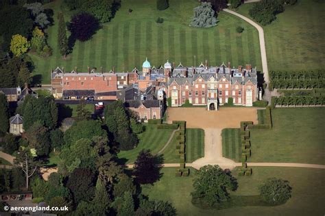 aeroengland | aerial photograph of Sandringham House, Sandringham Norfolk England UK