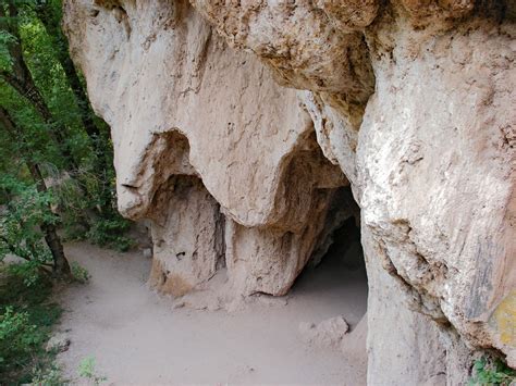 Entrance to a cave: Rifle Falls State Park, Colorado