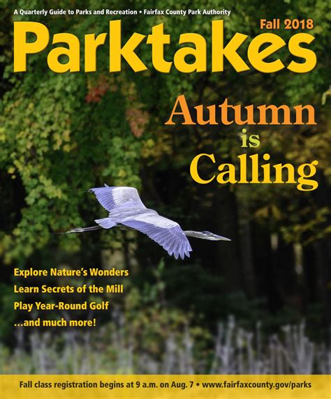 Fall Parktakes 2018 by Fairfax County Park Authority - Issuu