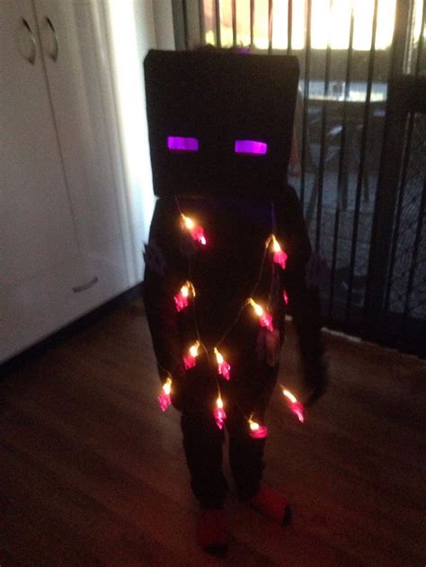 DIY Enderman Minecraft | Diy, Kids, Halloween