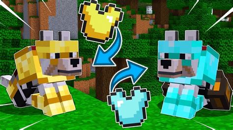 COMMENT OBTENIR DES ARMURES POUR CHIEN SUR MINECRAFT ! | TUTO FACILE Minecraft ! - YouTube