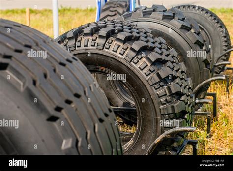 Car Tire. Black Rubber Truck Tyre. Rubber texture background Stock ...