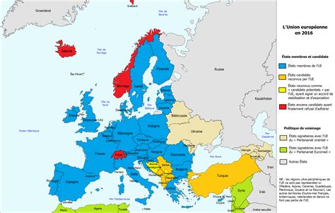 La carte de l’Union Européenne - Parlorama