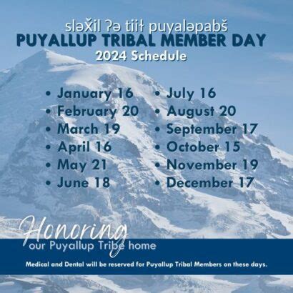 Puyallup Tribal Health Authority - Puyallup Tribal Member Day | Puyallup Tribe