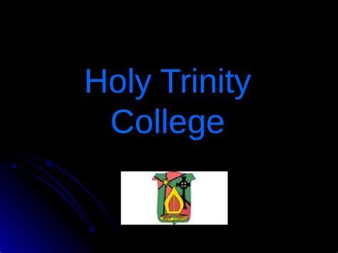 (PPT) Holy Trinity College. COOKSTOWN Contents Our School Our School Uniform Uniform Teachers ...