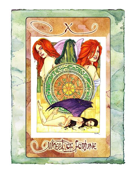 Tarot: Wheel of Fortune II by Jerantino on DeviantArt