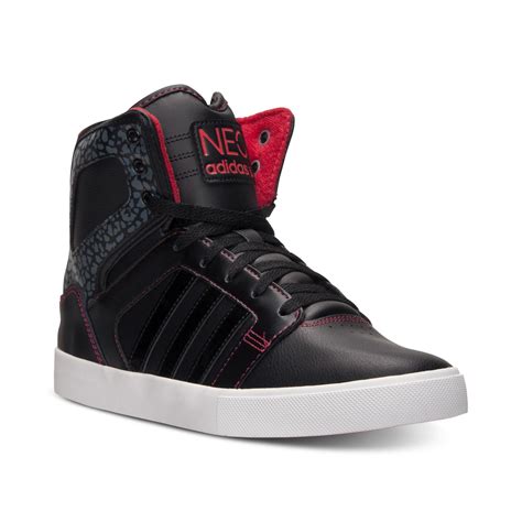 adidas Hi Top Casual Sneakers in Black for Men - Lyst