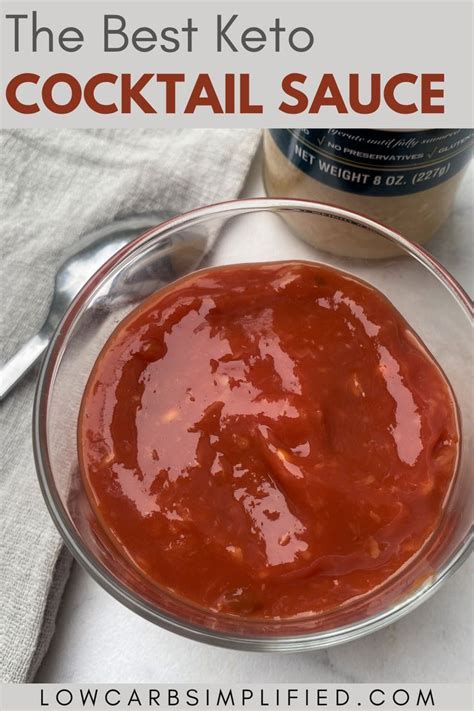 The Best Keto Cocktail Sauce Recipe