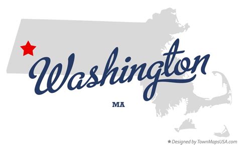 Map of Washington, MA, Massachusetts